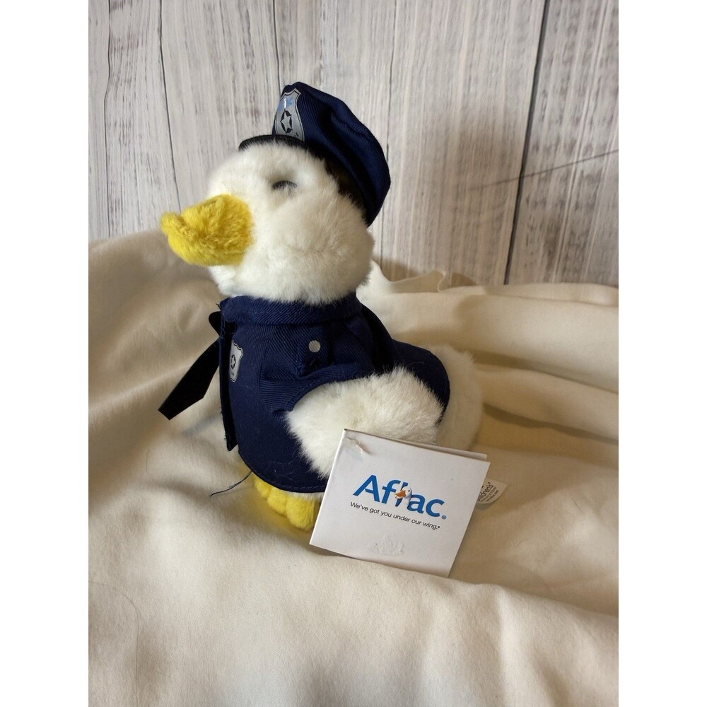 Aflac Duck Stuffed Toy Police 8” NWT Insurance
